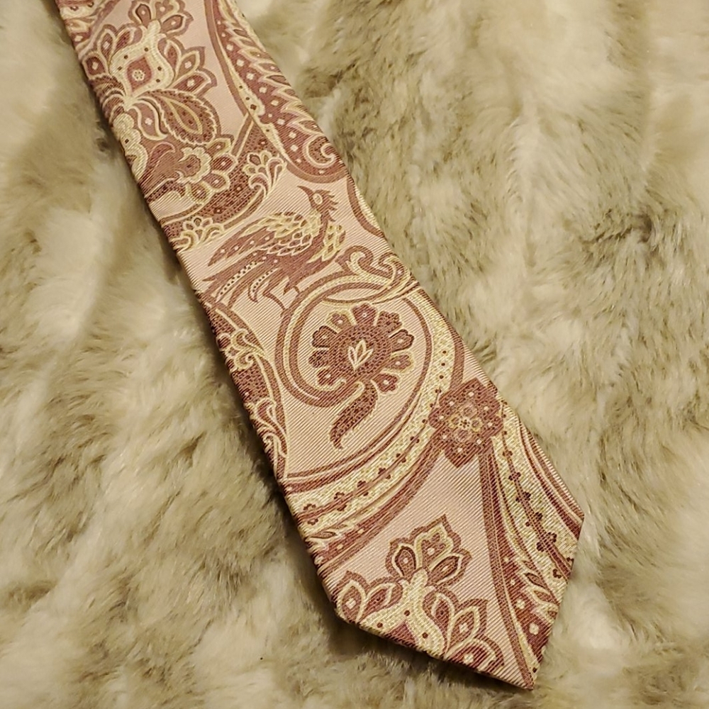 100% silk hand tailored tie, IKE BEHAR